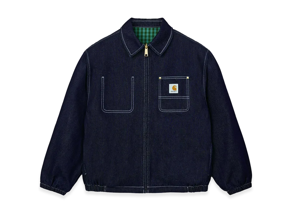 Carhartt WIP Edgar Jacket "Blue(Rinsed)"