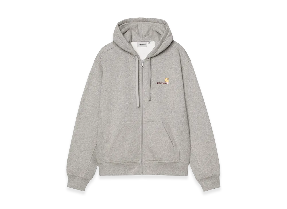 Carhartt WIP Hooded American Script Jacket "Grey Heather"