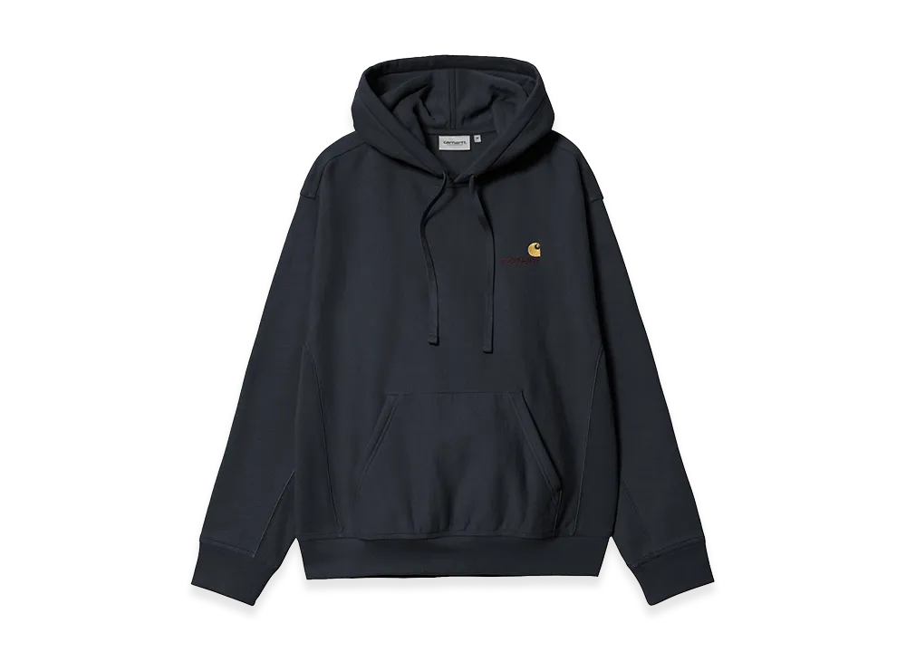 Carhartt WIP Hooded American Script Sweat "Deep Night"