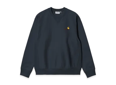 Carhartt WIP American Script Sweat "Deep Night"