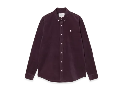 Carhartt WIP L/S Madison Fine Cord Shirt "Cozy Purple/Wax"