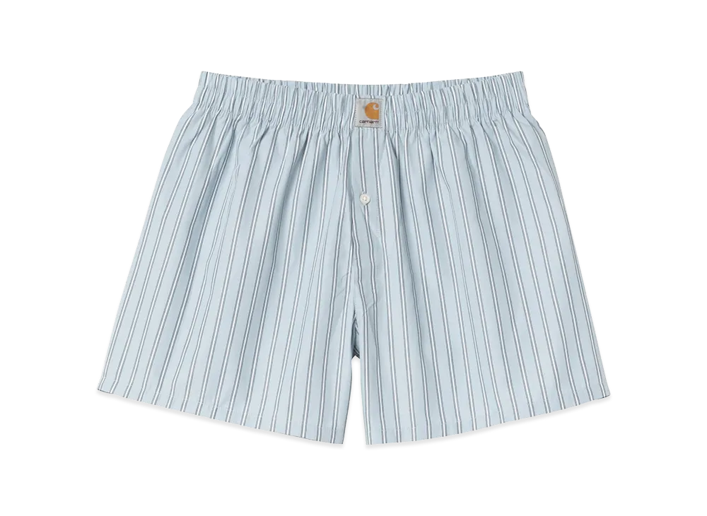 Carhartt WIP Cotton Boxer "Grimsby Stripe/Blue Fog"