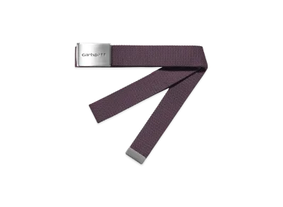 Carhartt WIP Clip Belt Chrome "Cozy Purple"