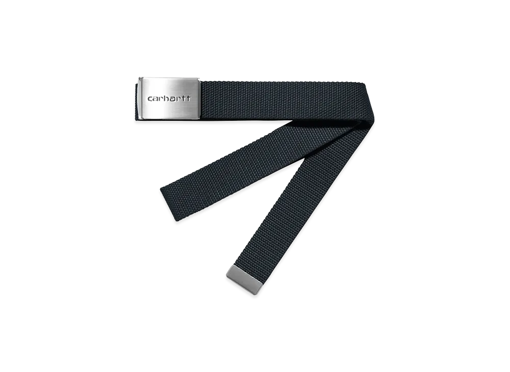 Carhartt WIP Clip Belt Chrome "Deep Night"