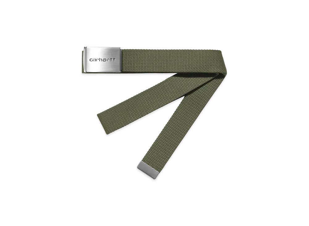 Carhartt WIP Clip Belt Chrome "Leaf"