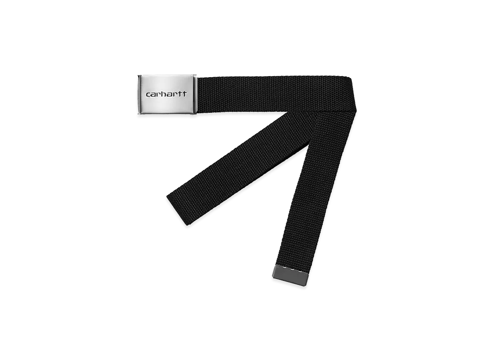 Carhartt WIP Clip Belt Chrome "Black"