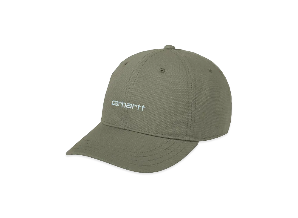 Carhartt WIP Canvas Script Cap "Leaf/Tourmaline"