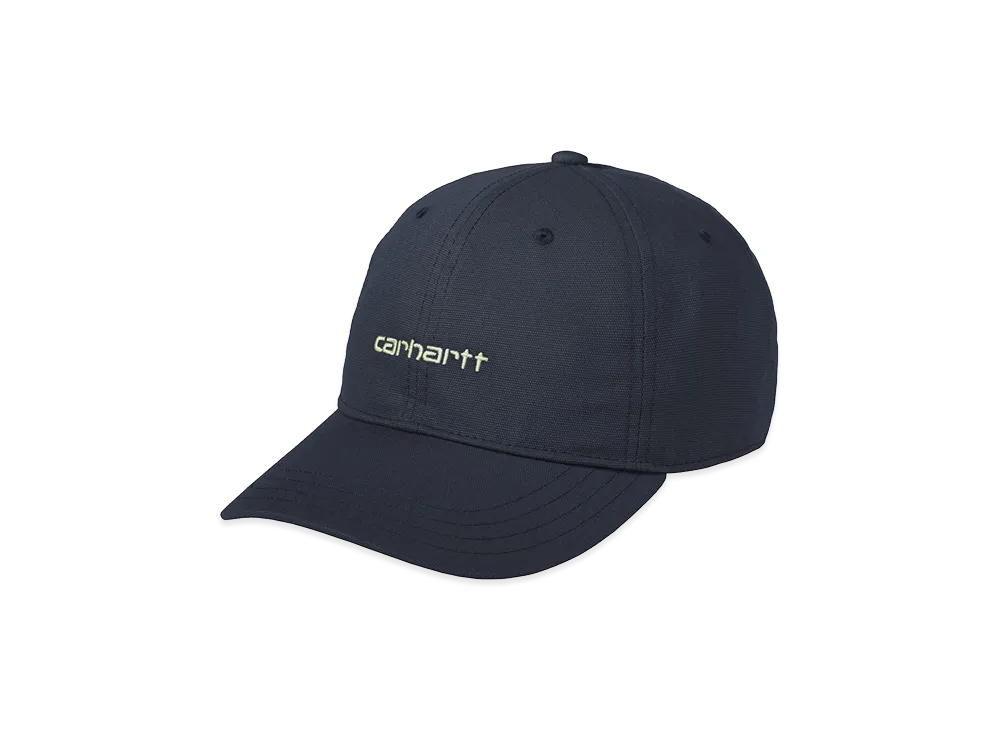 Carhartt WIP Canvas Script Cap "Deep Night/Gentle Green"