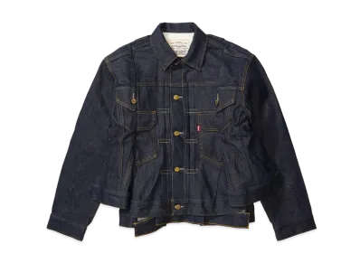 sacai x LEVI'S Women's Denim Jacket "Indigo"