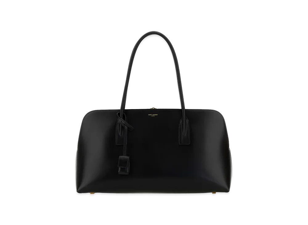 Saint Laurent Women's Leather Shopping Bag "Black"