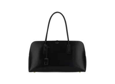Saint Laurent Women's Leather Shopping Bag "Black"