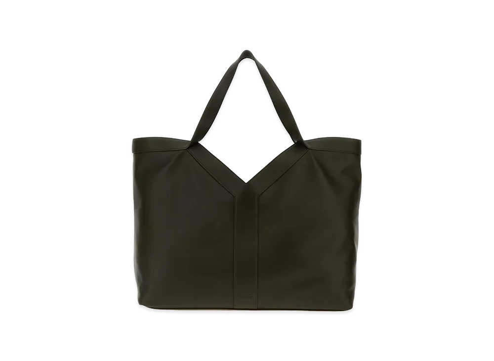 Saint Laurent Mud Leather Oversize Shopping Bag "Brown"