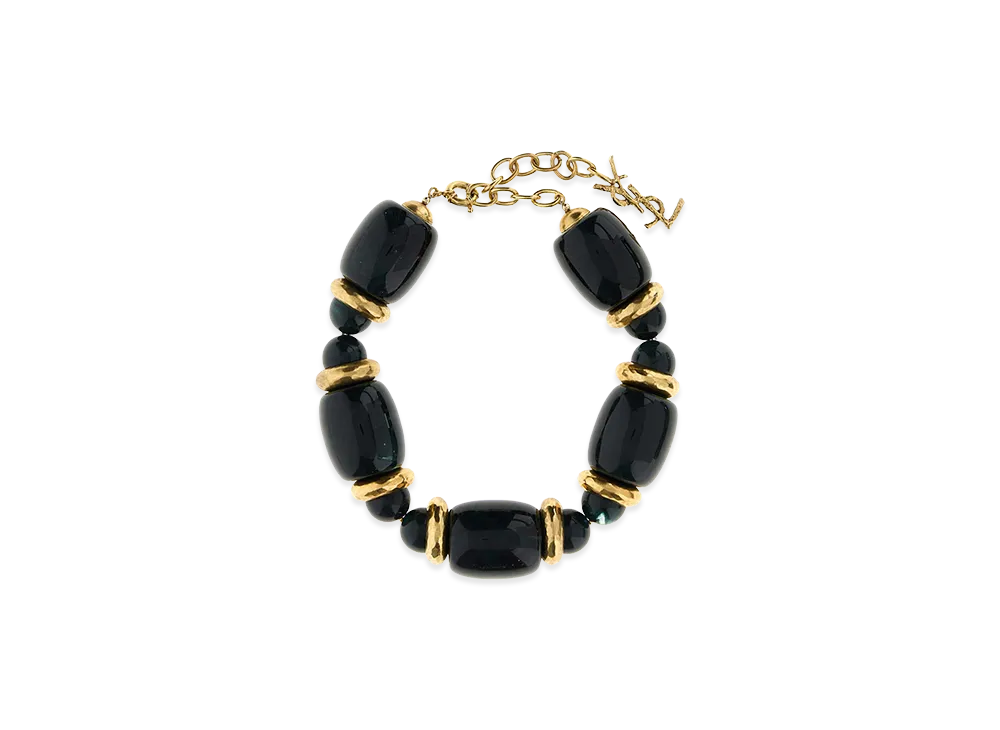 Saint Laurent Women's Two-Tone Resin And Metal Necklace "Multicoloured"