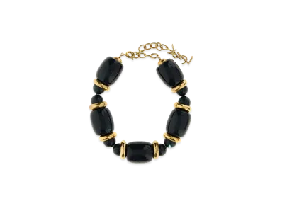 Saint Laurent Women's Two-Tone Resin And Metal Necklace "Multicoloured"