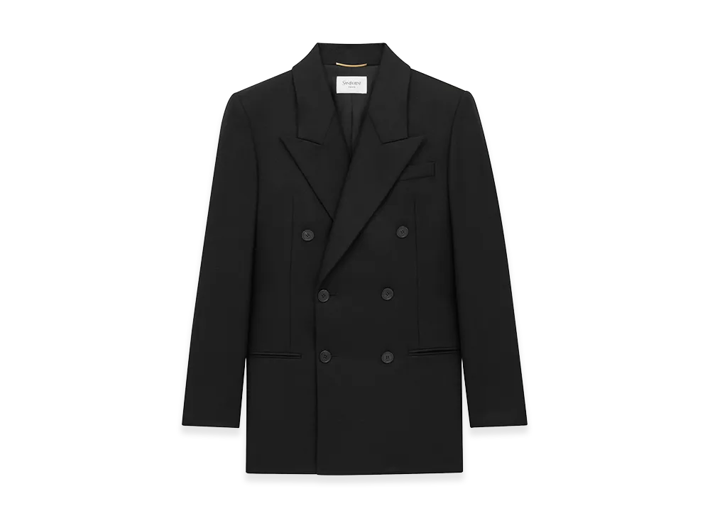 Saint Laurent Women's Cashmere Blazer "Black"