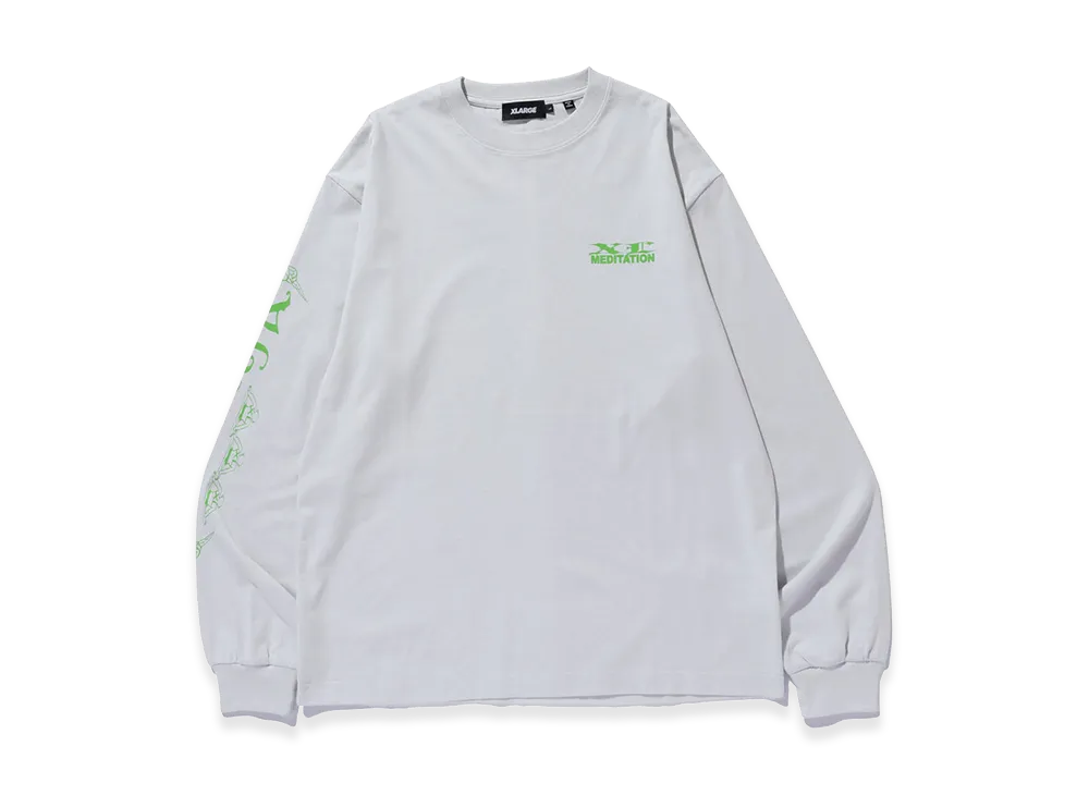 XLARGE XL Meditation L/S Tee "Grey"