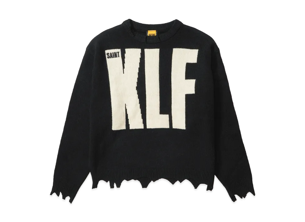 SAINT Mxxxxxx x The KLF Crew Neck Knit "Black"