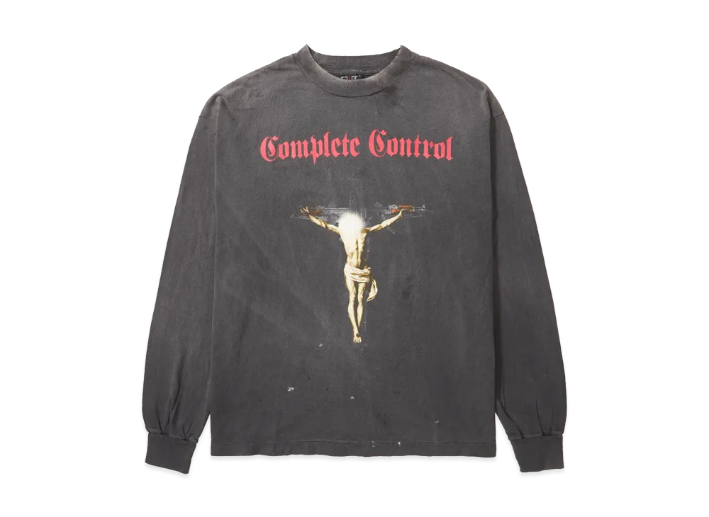 SAINT Mxxxxxx x Kosuke Kawamura LS Tee Complete Contrl "Black"