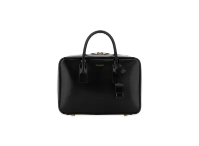 Saint Laurent Women's Leather Sac De Jour Handbag "Black"