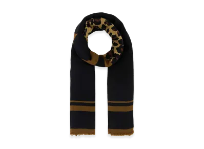 Saint Laurent Wool Foulard "Black"