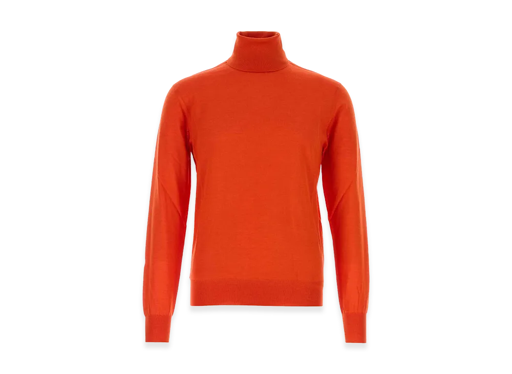 Saint Laurent Cashmere Blend Sweater "Orange"