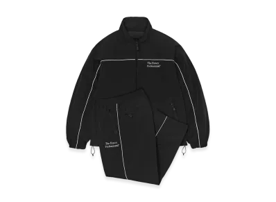 ENNOY Stylistshibutsu Piping Nylon Track Suit "Black/White"
