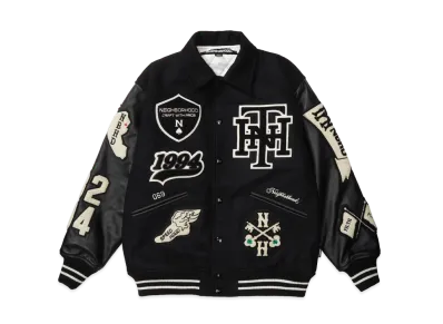 NEIGHBORHOOD Stadium Jacket "Black/White"