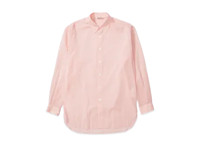 AURALEE Hard Twist Finx Organdy Shirt "Light Pink"