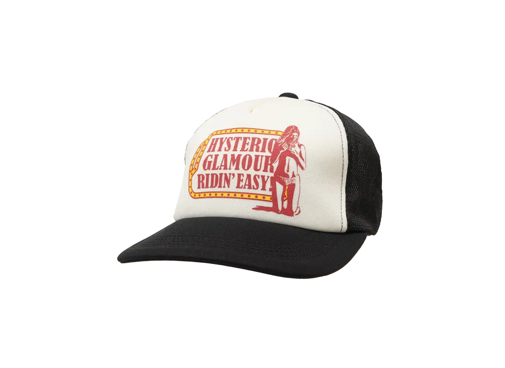 HYSTERIC GLAMOUR Ridin'Easy Mesh Cap "Black" 02251QH04