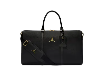 Nike Jordan Monogram Duffle Bag (40L) "Black/Gold"