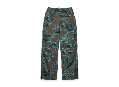DENIM TEARS Cloud Camo Taped Seam Shell Pants "Green"