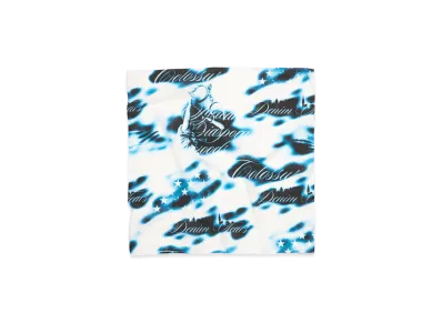 DENIM TEARS Cloud Camo Bandana "Grey/Blue"