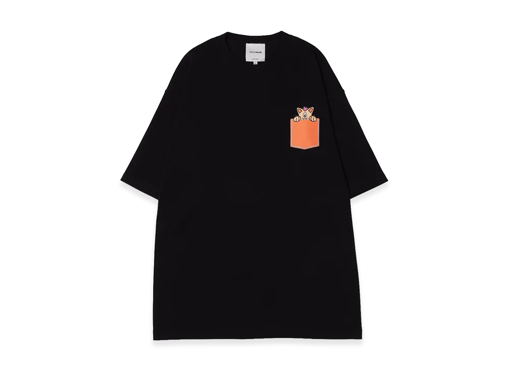 VAULTROOM Key Cat Fake Pocket Tee "Black"