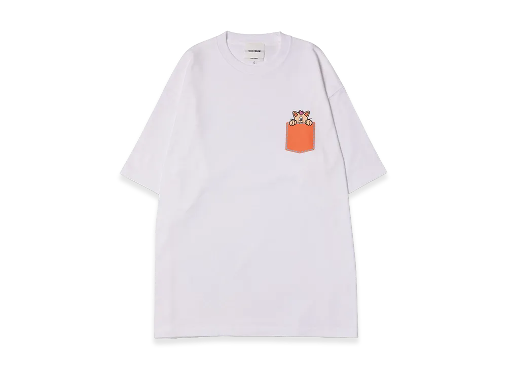 VAULTROOM Key Cat Fake Pocket Tee "White"