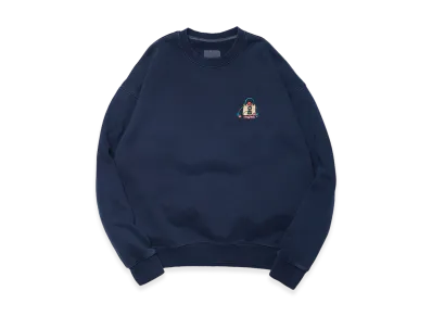 VAULTROOM Icon One Point Dyed Crewneck "Navy"
