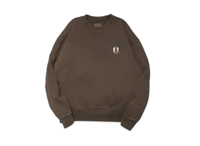 VAULTROOM Icon One Point Dyed Crewneck "Brown"