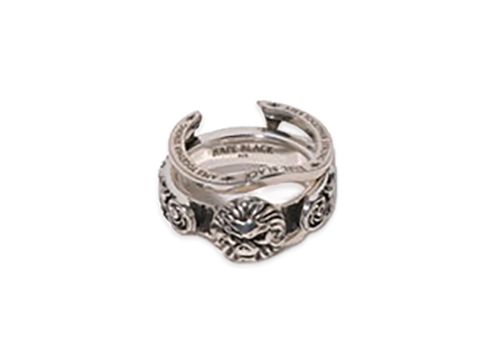 A BATHING APE Twin Rings "Silver"