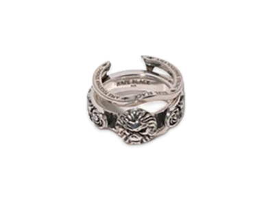 A BATHING APE Twin Rings "Silver"