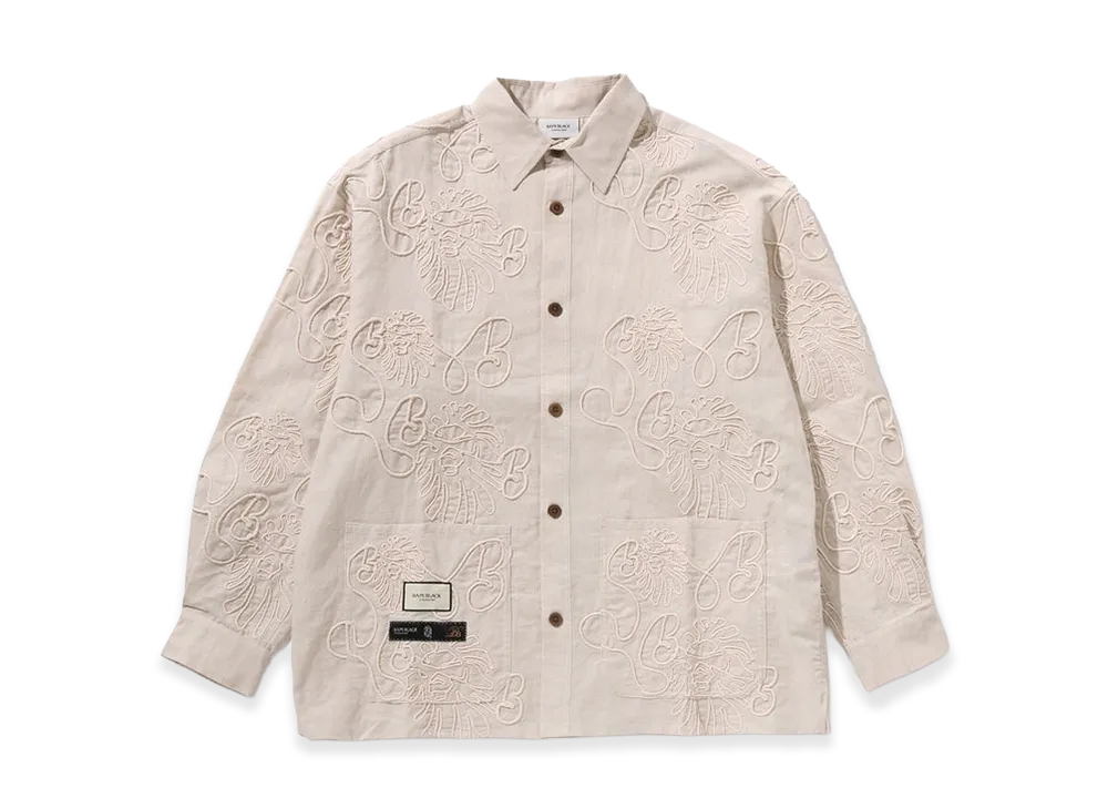 A BATHING APE Ropestitch Tweed Set #1 "Ivory"