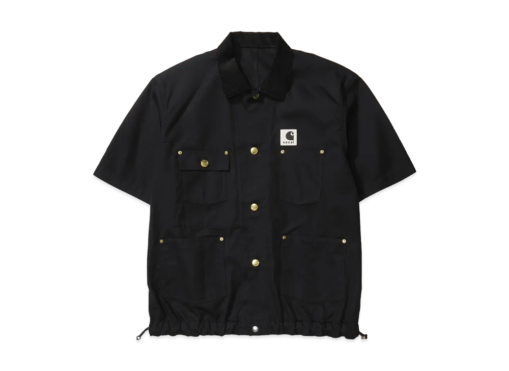 sacai x Carhartt WIP Duck Shirt "Black"