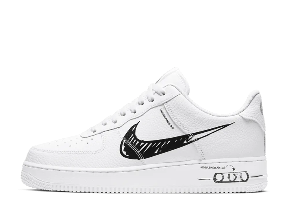 ナイキ エアフォース1 ロー LV8 ユーティリティ "ブラックスケッチ"