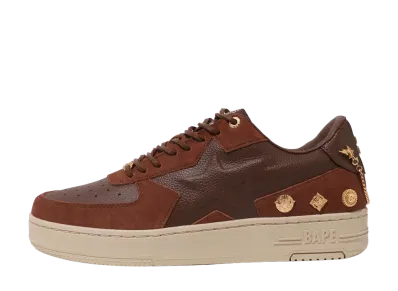 A BATHING APE Women's BAPE STA ICON "Brown"