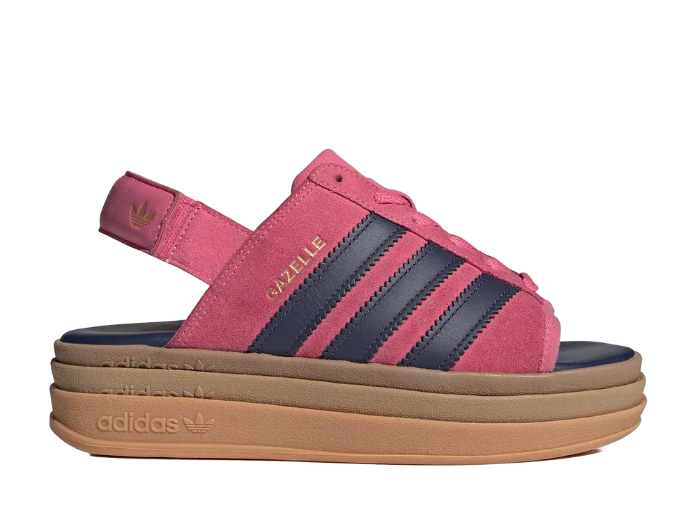 アディダス ウィメンズ ガゼル ボールド サンダル "ピンクフュージョン/シャドーネイビー"