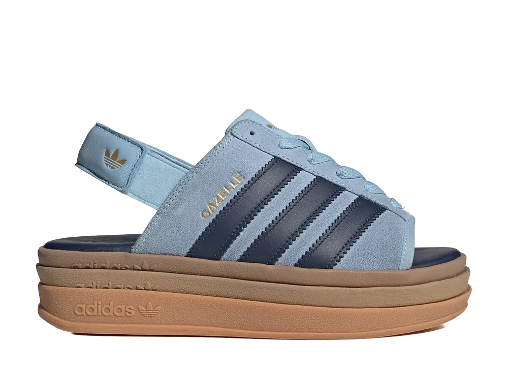 アディダス ウィメンズ ガゼル ボールド サンダル "クリアスカイ/ナイトインディゴ"