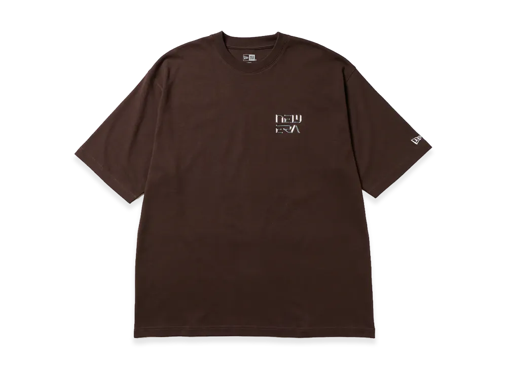 NEW ERA x Hajime Sorayama x MLB Short Sleeve Oversized Cotton T-Shirt San Diego Padres TPU Glitter Print "Brown"