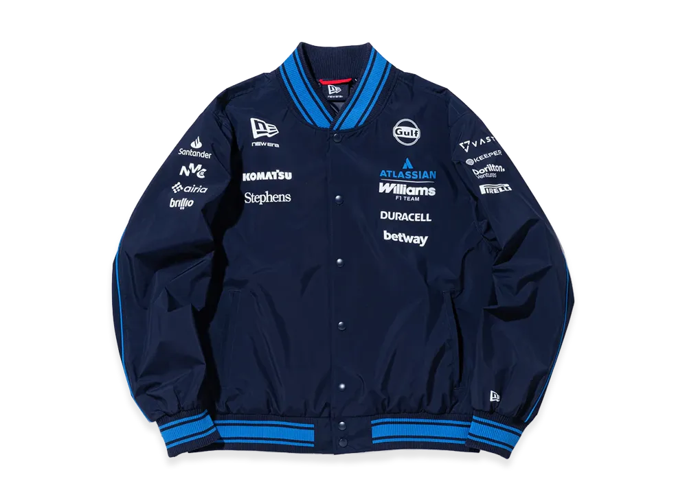 NEW ERA Varsity Jacket Atlassian Williams F1 Team "Navy"