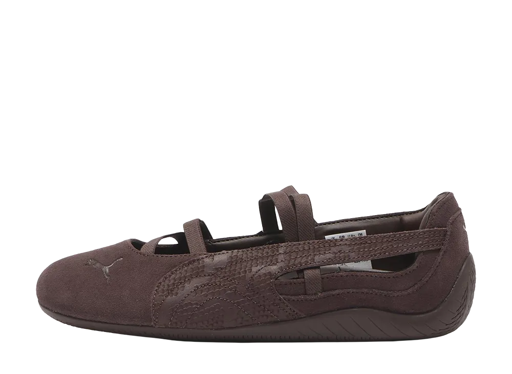 プーマ ウィメンズ スピードキャット バレエ パイソン "チョコレートブラウン"