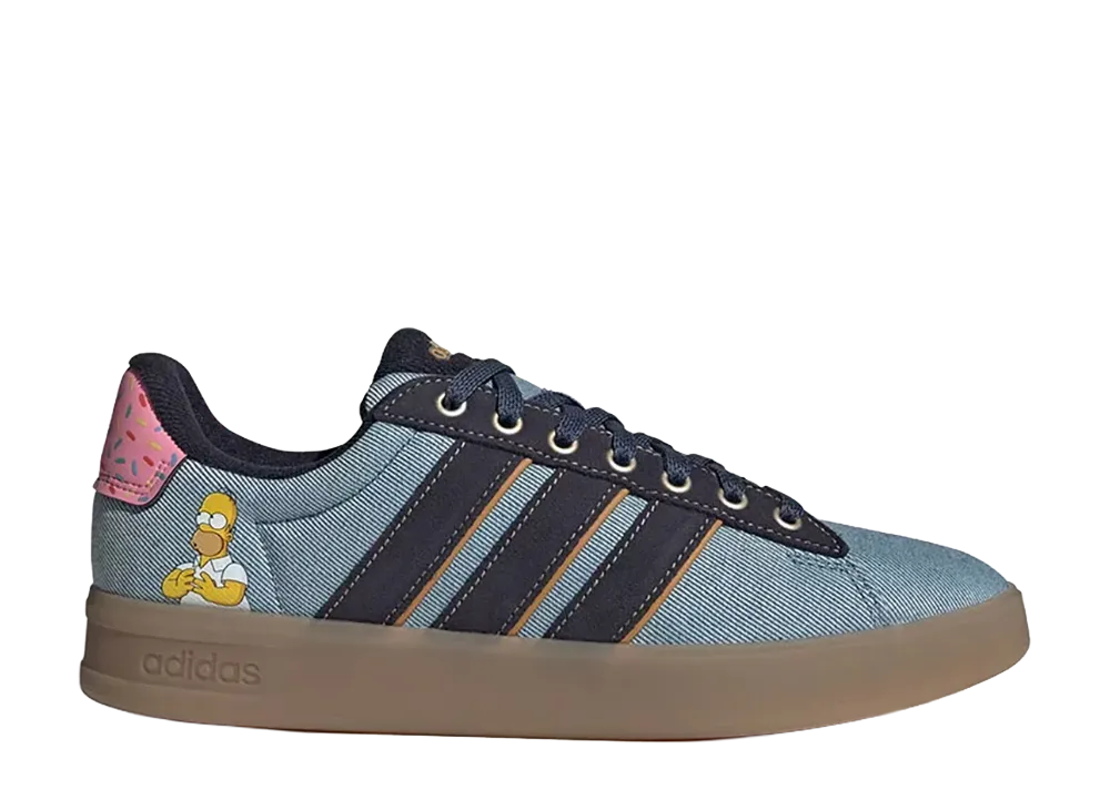 The Simpsons × adidas Grand Court "Blue Denim"