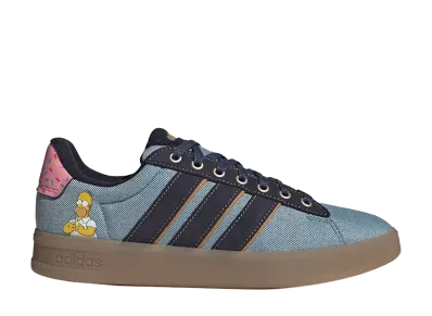 The Simpsons × adidas Grand Court "Blue Denim"