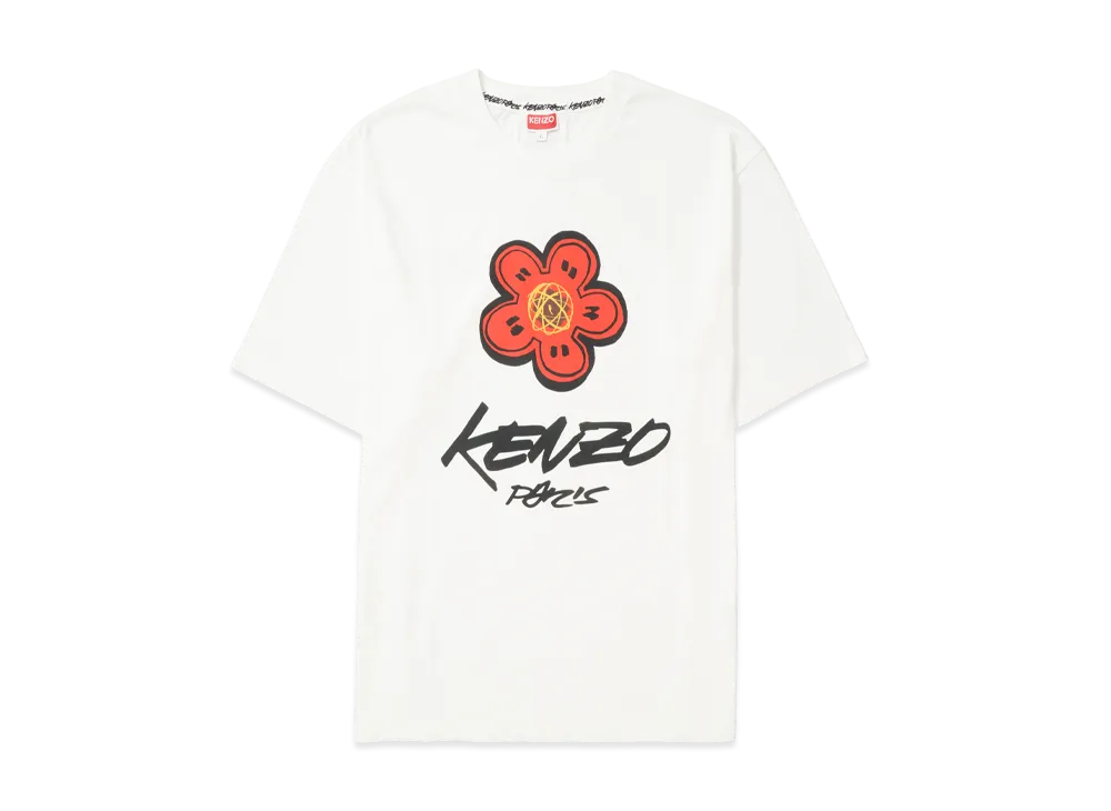 KENZO x Futura 2000 Cotton T-Shirt "Off White"